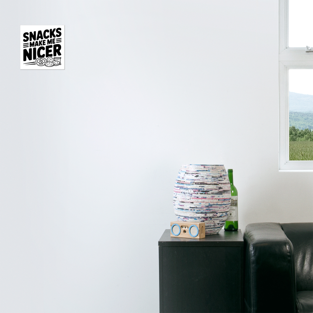 Snacks Make Me Nicer by Frank Ring